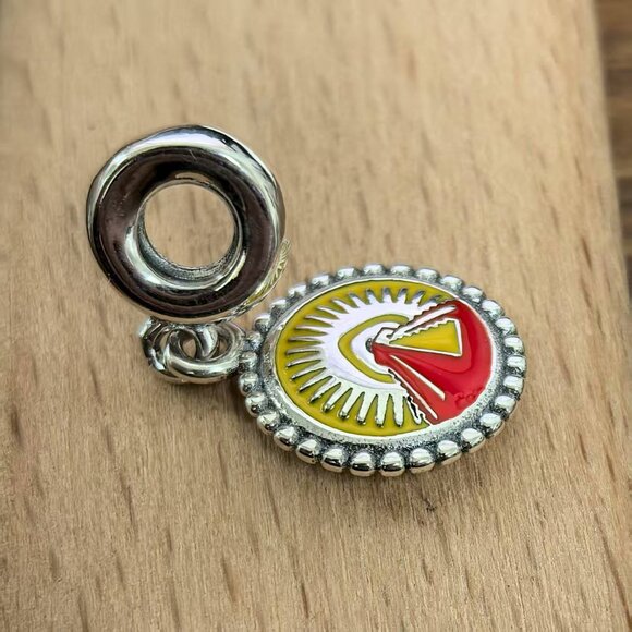 Pandora Engraving Piramide del Sol Mexico, S925 Silver Bracelets - Picture 3 of 4